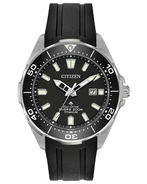 Citizen eco drive divers 200m titanium online